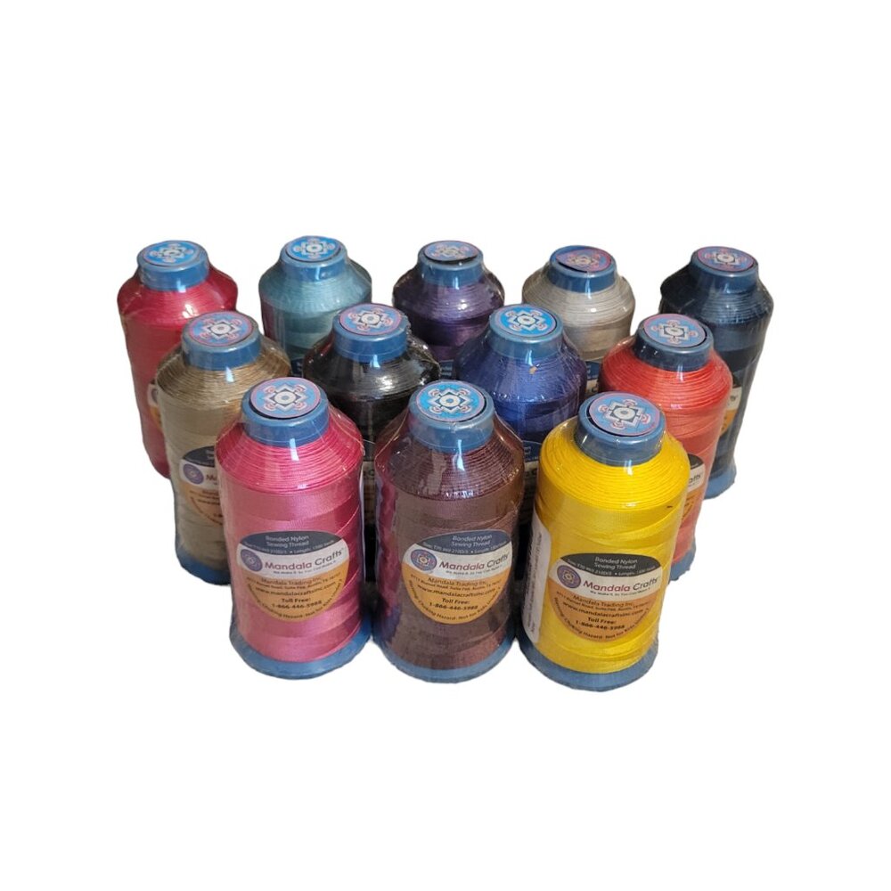 YELLOW - 4/$20 Bonded Nylon Sewing Thread T70 #69 1500yrd Spools